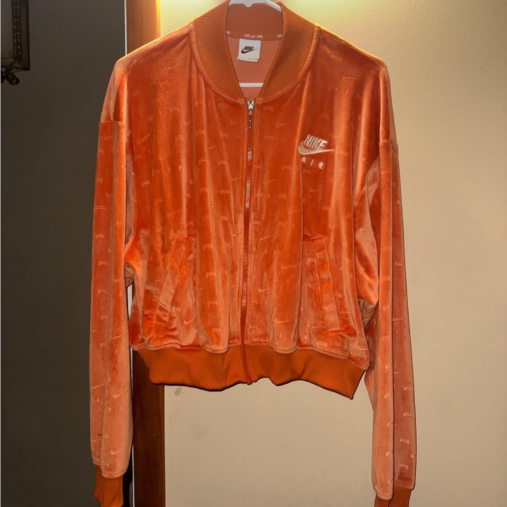 Nike Velour Cropped Zip Up X-Large